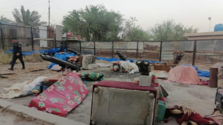 کشف موشک گراد در بغداد